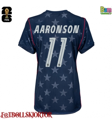 Förenta stater Brenden Aaronson #11 Bortatröja Dam VM 2026 Kortärmad